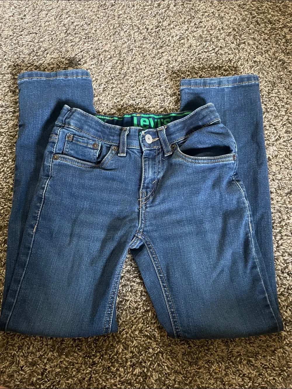 Levi's Kids Dark Blue Denim Jeans
